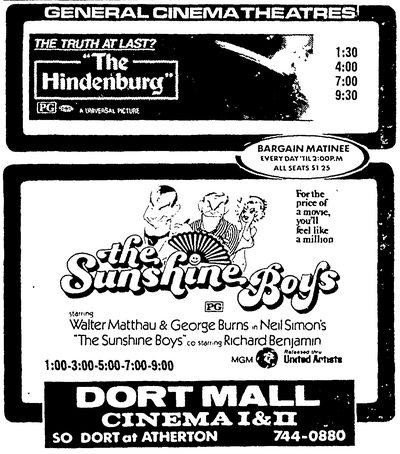 Dort Mall Cinema - 1976 Ad (newer photo)